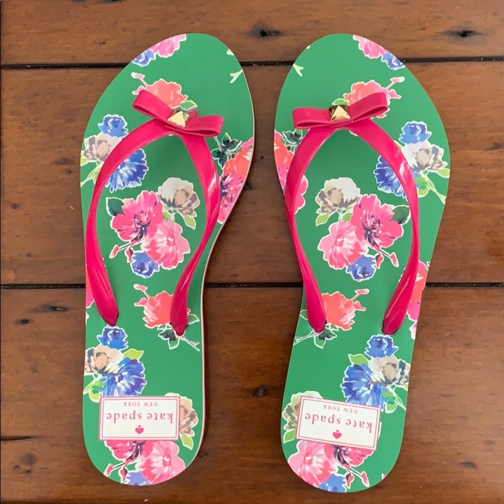 kate spade Summer flip flops brand new